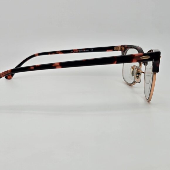 Ray-Ban RB5154 8118 Clubmaster Pink Havana Rose Gold Eyeglasses Frame 51-21-145 - Picture 5 of 12